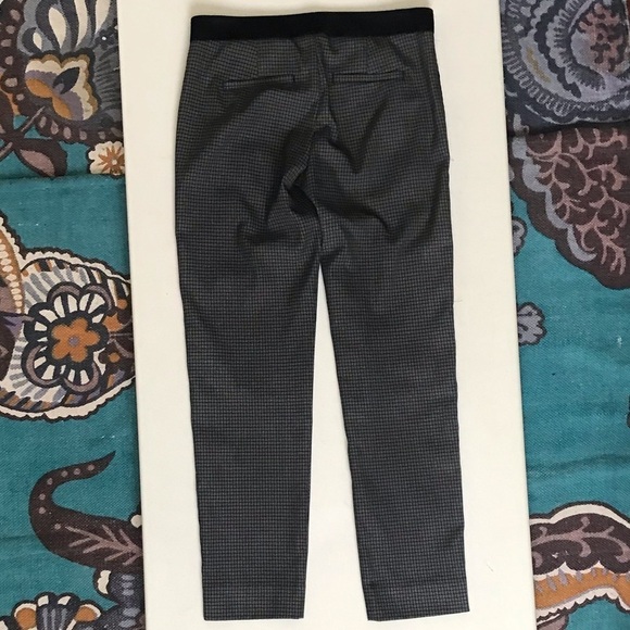 Banana Republic Black and Gray Jacquard Slim Pants, Size 2 🔴CLEARANCE🔴 - Picture 4 of 4